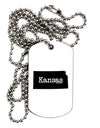 Kansas - United States Shape Adult Dog Tag Chain Necklace-Dog Tag Necklace-TooLoud-White-Davson Sales