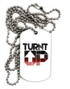 TooLoud Turnt Up Distressed Adult Dog Tag Chain Necklace-Dog Tag Necklace-TooLoud-1 Piece-Davson Sales