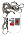 TooLoud You Turn Me On Switch Adult Dog Tag Chain Necklace-Dog Tag Necklace-TooLoud-1 Piece-Davson Sales