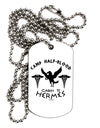 Camp Half Blood Cabin 11 Hermes Adult Dog Tag Chain Necklace by TooLoud