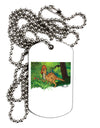 Parasaurolophus Walkeri - Without Name Adult Dog Tag Chain Necklace by TooLoud-TooLoud-White-Davson Sales