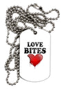 Love Bites Adult Dog Tag Chain Necklace-Dog Tag Necklace-TooLoud-1 Piece-Davson Sales