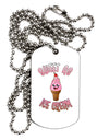 Cute Ice Cream Cone - Sweet As Ice Cream Adult Dog Tag Chain Necklace-Dog Tag Necklace-TooLoud-1 Piece-Davson Sales