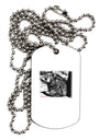 Creepy Black Bear Adult Dog Tag Chain Necklace-Dog Tag Necklace-TooLoud-1 Piece-Davson Sales