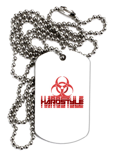 Hardstyle Biohazard Adult Dog Tag Chain Necklace-Dog Tag Necklace-TooLoud-1 Piece-Davson Sales