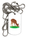 Cute Baby Buck Adult Dog Tag Chain Necklace-Dog Tag Necklace-TooLoud-1 Piece-Davson Sales