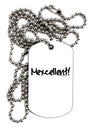 Mexico Text - Cinco De Mayo Adult Dog Tag Chain Necklace by TooLoud-TooLoud-White-Davson Sales