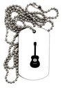 Acoustic Guitar Cool Musician Adult Dog Tag Chain Necklace by TooLoud-Dog Tag Necklace-TooLoud-1 Piece-Davson Sales