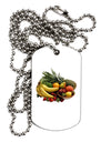 Fruit Basket Still Life Adult Dog Tag Chain Necklace-Dog Tag Necklace-TooLoud-White-Davson Sales