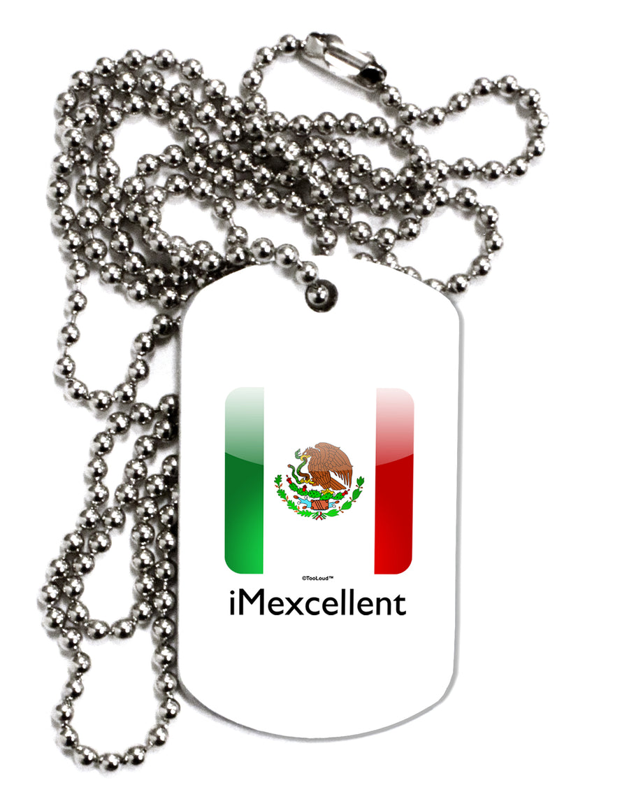 iMexcellent Icon - Cinco de Mayo Adult Dog Tag Chain Necklace by TooLoud-TooLoud-White-Davson Sales