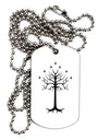 The Royal White Tree Adult Dog Tag Chain Necklace by TooLoud-Dog Tag Necklace-TooLoud-1 Piece-Davson Sales