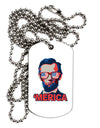 Lincoln Merica Adult Dog Tag Chain Necklace-Dog Tag Necklace-TooLoud-1 Piece-Davson Sales