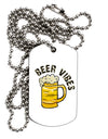 TooLoud Beer Vibes Adult Dog Tag Chain Necklace-Dog Tag Necklace-TooLoud-1 Piece-Davson Sales