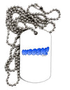 Onomatopoeia WOOSH Adult Dog Tag Chain Necklace by TooLoud-Dog Tag Necklace-TooLoud-White-Davson Sales