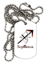 Sagittarius Symbol Adult Dog Tag Chain Necklace-Dog Tag Necklace-TooLoud-1 Piece-Davson Sales