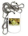 Menacing Turtle with Text Adult Dog Tag Chain Necklace-Dog Tag Necklace-TooLoud-1 Piece-Davson Sales