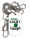 Little Lucky Charm Adult Dog Tag Chain Necklace-Dog Tag Necklace-TooLoud-1 Piece-Davson Sales