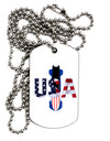 USA Bobsled Adult Dog Tag Chain Necklace by TooLoud-TooLoud-1 Piece-Davson Sales