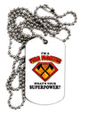 Fire Fighter - Superpower Adult Dog Tag Chain Necklace-Dog Tag Necklace-TooLoud-1 Piece-Davson Sales
