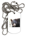 Staring Black Bear Adult Dog Tag Chain Necklace-Dog Tag Necklace-TooLoud-1 Piece-Davson Sales