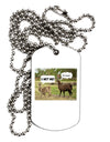 Angry Standing Llamas Adult Dog Tag Chain Necklace by TooLoud-Dog Tag Necklace-TooLoud-1 Piece-Davson Sales