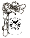 Cabin 13 HadesHalf Blood Adult Dog Tag Chain Necklace by TooLoud-Dog Tag Necklace-TooLoud-White-Davson Sales