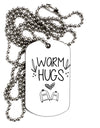 Warm Hugs Adult Dog Tag Chain Necklace - 1 Piece Tooloud
