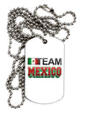 Sporty Team Mexico Adult Dog Tag Chain Necklace-Dog Tag Necklace-TooLoud-1 Piece-Davson Sales