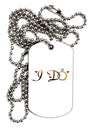 I Do - Bride Adult Dog Tag Chain Necklace-Dog Tag Necklace-TooLoud-1 Piece-Davson Sales