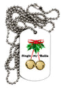 Jingle My Bells Adult Dog Tag Chain Necklace-Dog Tag Necklace-TooLoud-White-Davson Sales