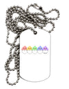 Cute Hatching Chicks Group #2 Adult Dog Tag Chain Necklace by TooLoud-Dog Tag Necklace-TooLoud-White-Davson Sales