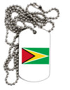 TooLoud Guyana Flag Adult Dog Tag Chain Necklace-Dog Tag Necklace-TooLoud-1 Piece-Davson Sales