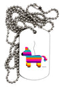 Colorful Hanging Pinata Design Adult Dog Tag Chain Necklace by TooLoud-Dog Tag Necklace-TooLoud-White-Davson Sales