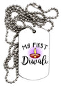 My First Diwali Adult Dog Tag Chain Necklace by TooLoud-Dog Tag Necklace-TooLoud-1 Piece-Davson Sales