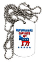 Republicans Can Kiss My - Democrat Adult Dog Tag Chain Necklace-Dog Tag Necklace-TooLoud-1 Piece-Davson Sales