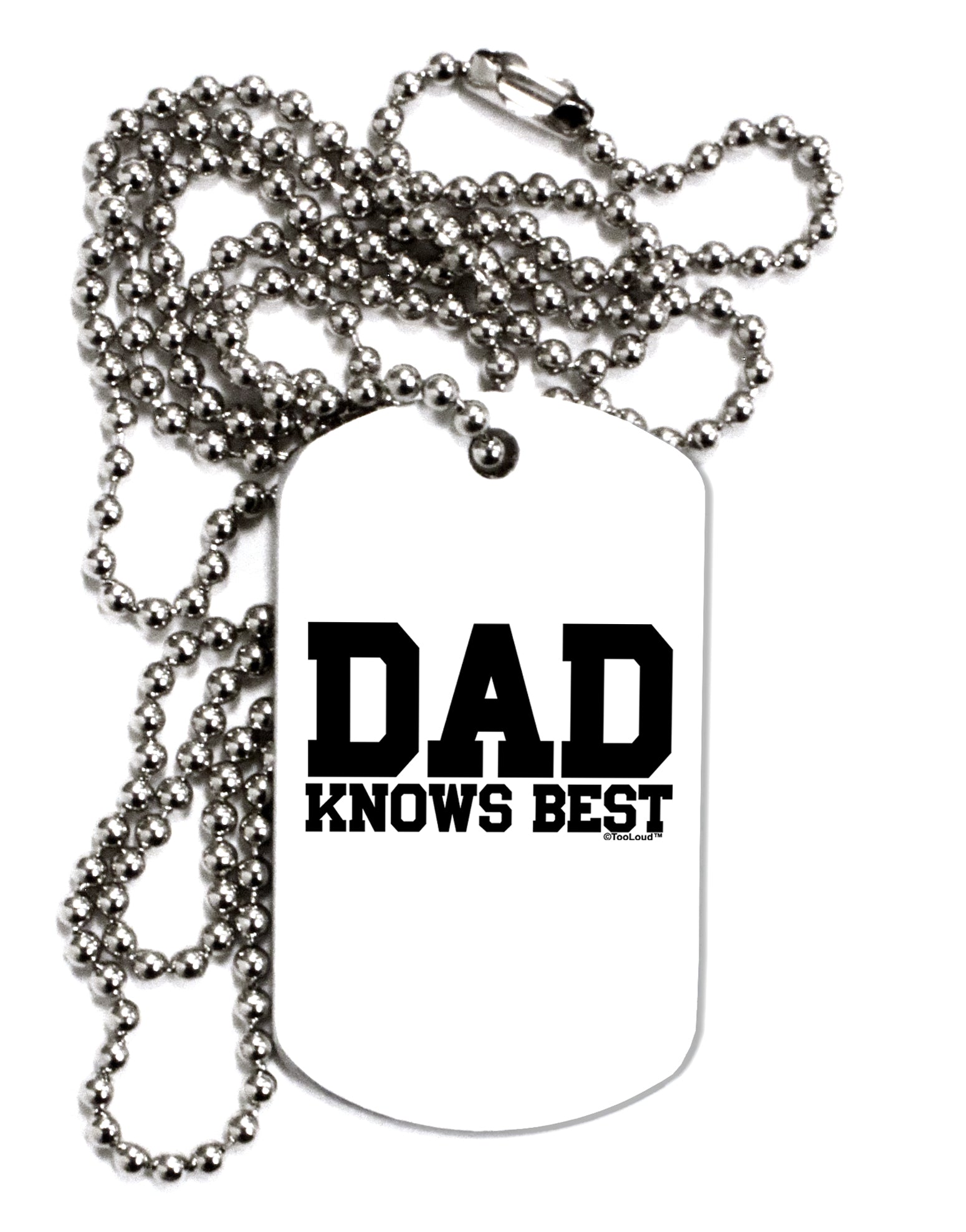 I Am The Father Thick Plastic Luggage Tag by TooLoud-TooLoud-White-One Size-Davson Sales