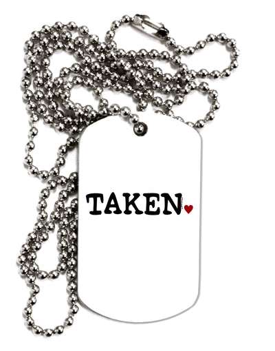 Taken Adult Dog Tag Chain Necklace by TooLoud-Dog Tag Necklace-TooLoud-1 Piece-Davson Sales