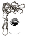 Moon Dream Earth Adult Dog Tag Chain Necklace-Dog Tag Necklace-TooLoud-White-Davson Sales