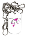 TGIF Martini Adult Dog Tag Chain Necklace-Dog Tag Necklace-TooLoud-1 Piece-Davson Sales