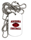 Arizona Football Adult Dog Tag Chain Necklace by TooLoud-TooLoud-1 Piece-Davson Sales