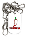 Twenty-Five Percent Mexican Adult Dog Tag Chain Necklace by TooLoud-TooLoud-White-Davson Sales