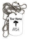 Personalized Cabin 1 Zeus Adult Dog Tag Chain Necklace by TooLoud-Dog Tag Necklace-TooLoud-White-Davson Sales