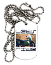 Lets Ride Sidecar Motorcycle Adult Dog Tag Chain Necklace-Dog Tag Necklace-TooLoud-1 Piece-Davson Sales