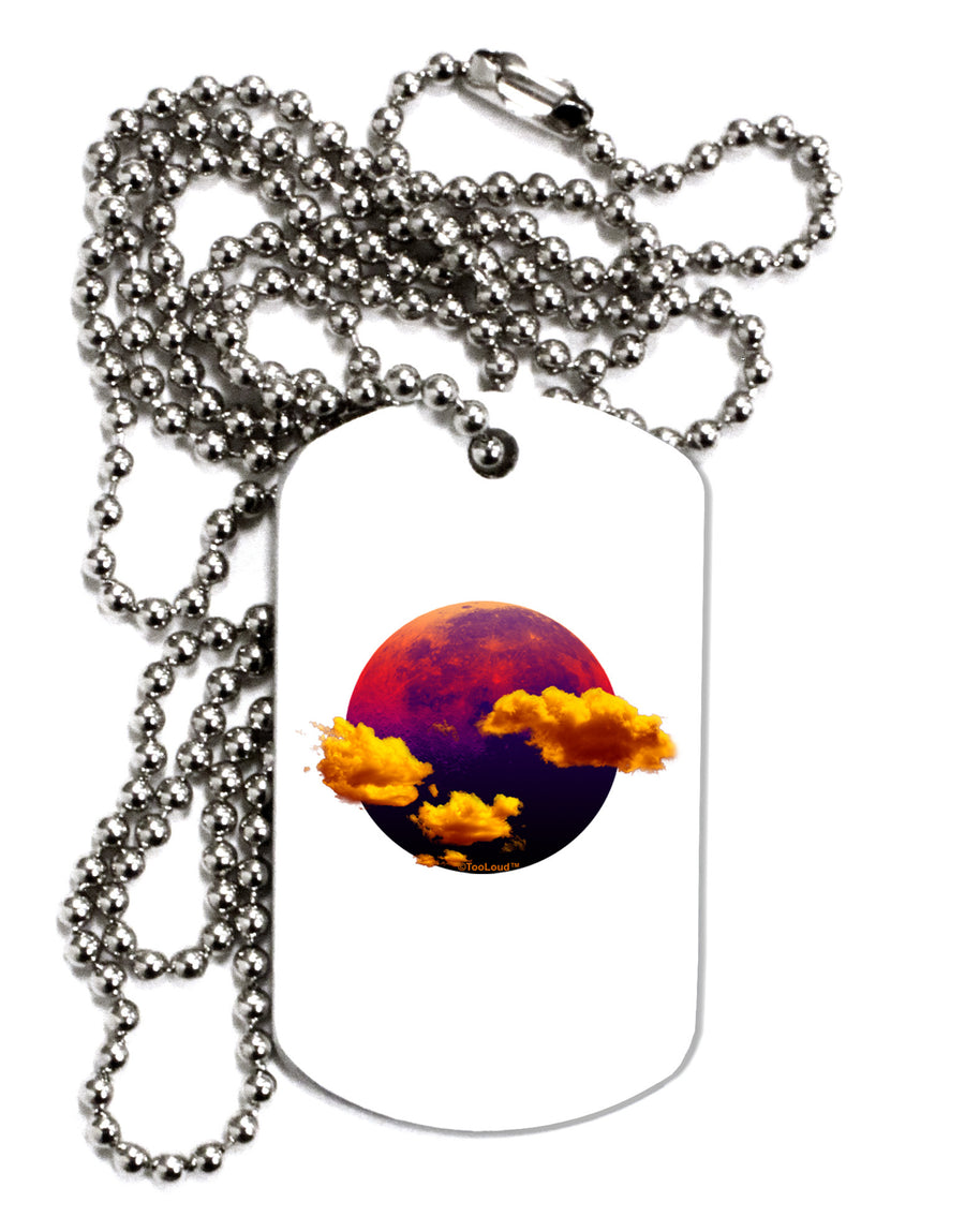 Moon Dream Venus Adult Dog Tag Chain Necklace-Dog Tag Necklace-TooLoud-White-Davson Sales