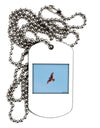 Soaring Peregrine Adult Dog Tag Chain Necklace-Dog Tag Necklace-TooLoud-1 Piece-Davson Sales