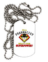 Pharmacist - Superpower Adult Dog Tag Chain Necklace-Dog Tag Necklace-TooLoud-1 Piece-Davson Sales