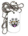 TooLoud Pug Life Hippy Adult Dog Tag Chain Necklace-Dog Tag Necklace-TooLoud-1 Piece-Davson Sales
