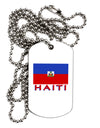 Haiti Flag Adult Dog Tag Chain Necklace-Dog Tag Necklace-TooLoud-1 Piece-Davson Sales