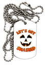 Let's Get Smashed Pumpkin Adult Dog Tag Chain Necklace by TooLoud-Dog Tag Necklace-TooLoud-1 Piece-Davson Sales