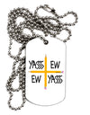 Charlie Charlie Challenge - Funny Adult Dog Tag Chain Necklace-Dog Tag Necklace-TooLoud-White-Davson Sales